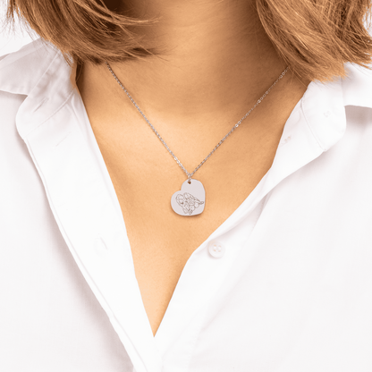 Collana a forma di cuore